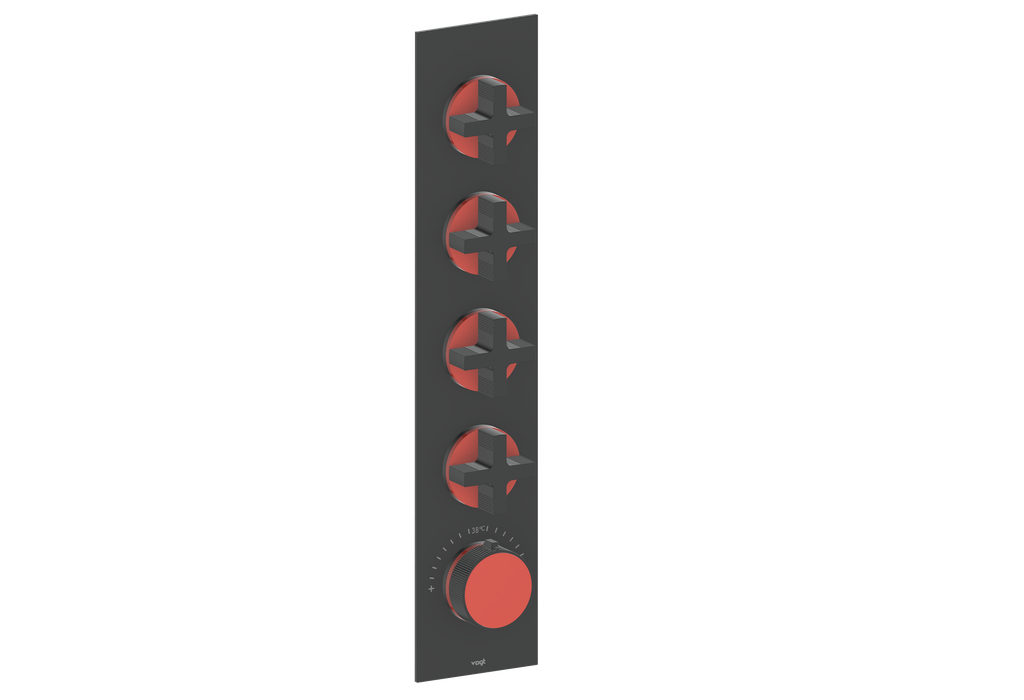 MOND TRIM FOR 3/4" HIGH-FLOW TH VALVE WITH 4 VOLUME CONTROLS