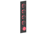MOND TRIM FOR 3/4" HIGH-FLOW TH VALVE WITH 4 VOLUME CONTROLS