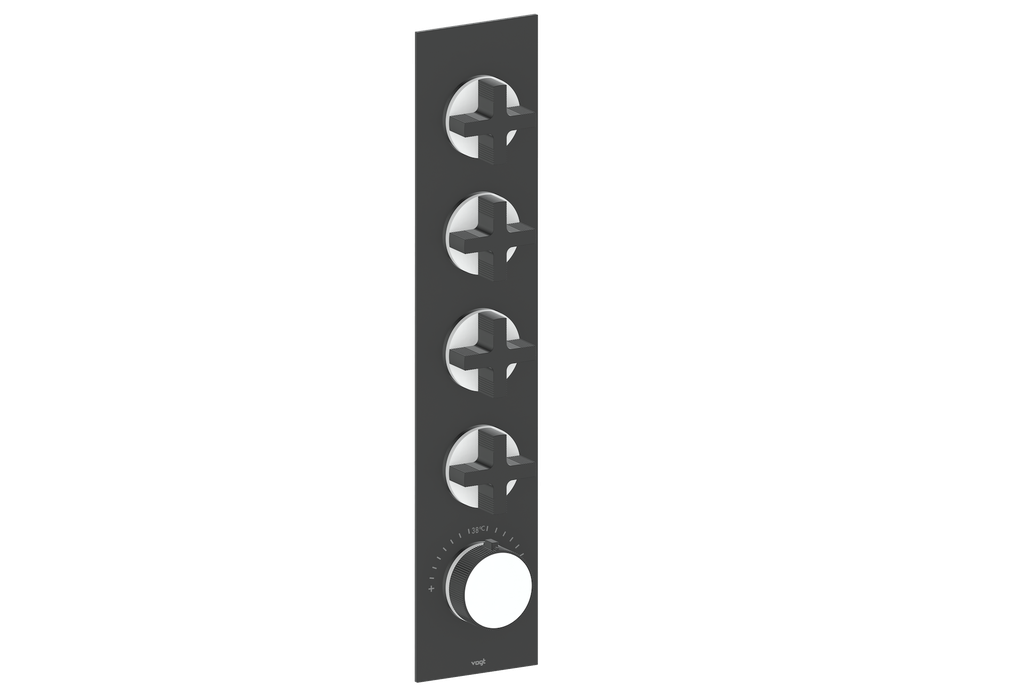 MOND TRIM FOR 3/4" HIGH-FLOW TH VALVE WITH 4 VOLUME CONTROLS