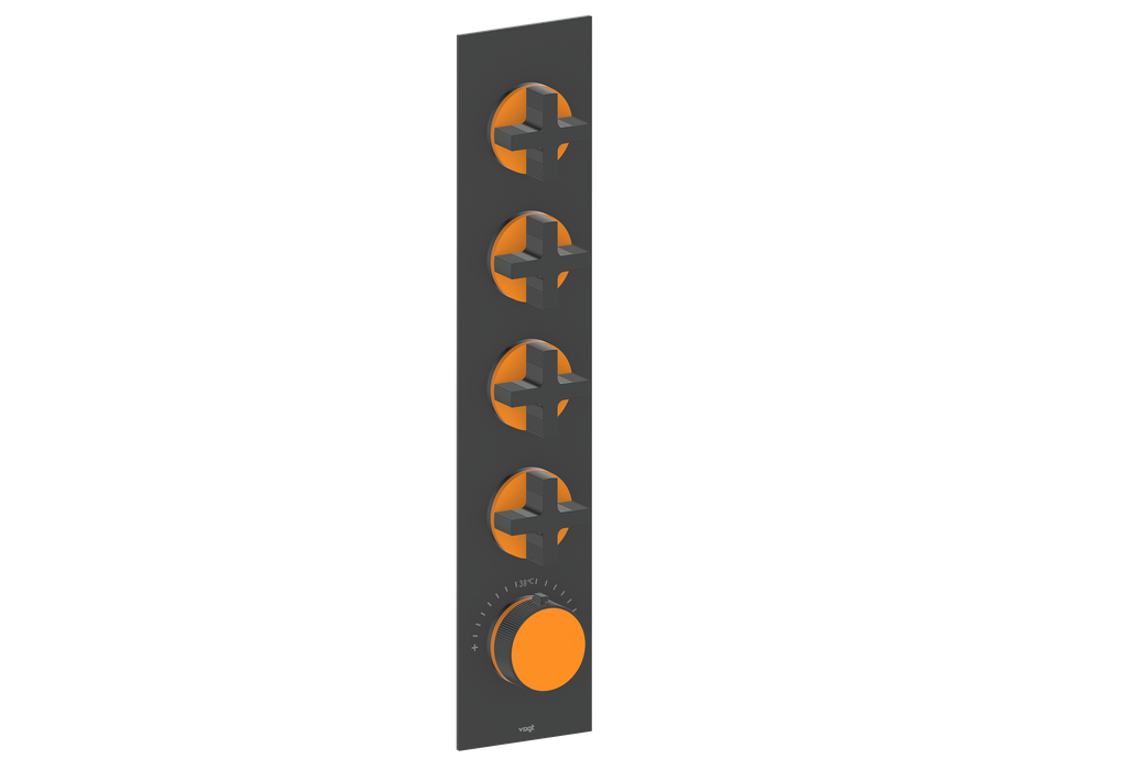 MOND TRIM FOR 3/4" HIGH-FLOW TH VALVE WITH 4 VOLUME CONTROLS