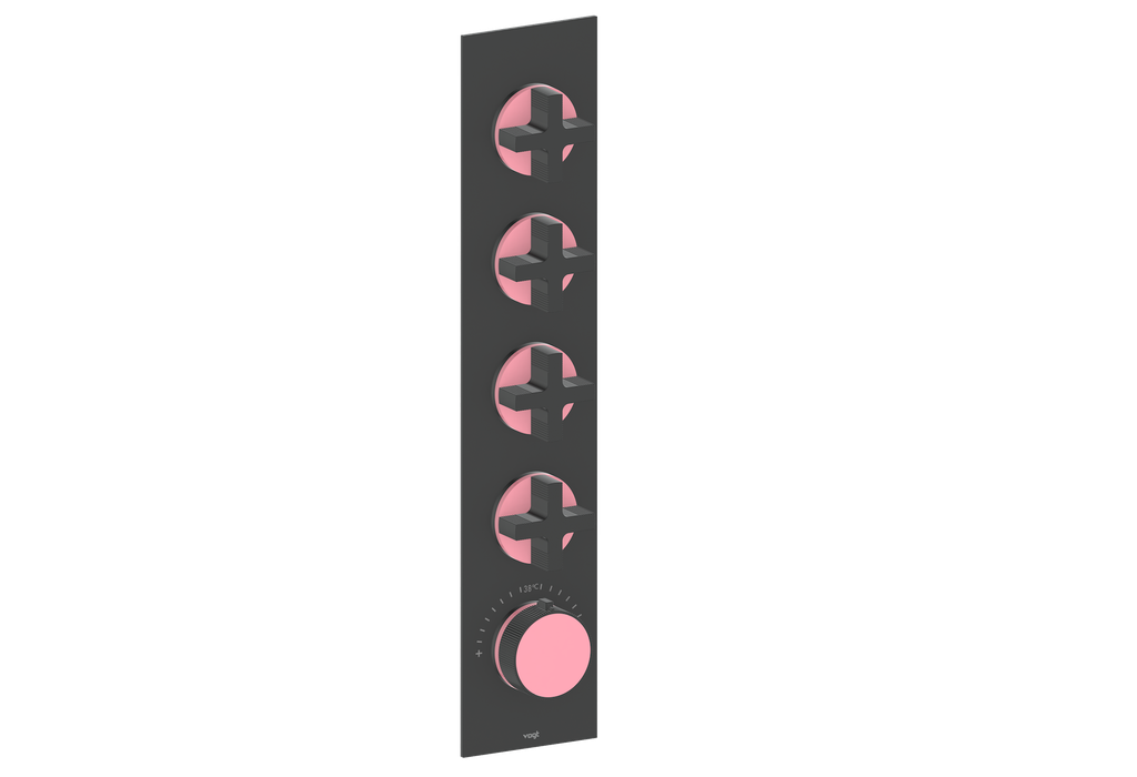 MOND TRIM FOR 3/4" HIGH-FLOW TH VALVE WITH 4 VOLUME CONTROLS