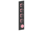 MOND TRIM FOR 3/4" HIGH-FLOW TH VALVE WITH 4 VOLUME CONTROLS