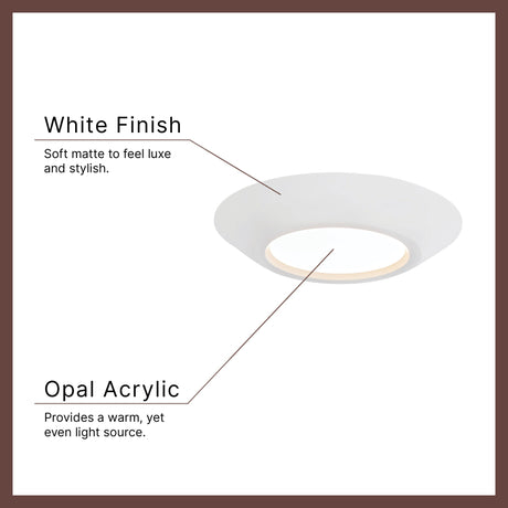 Kuzco Vibe Weylo 6-in Flush Mount