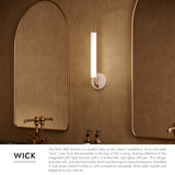Kuzco Wick 20-in Wall Sconce