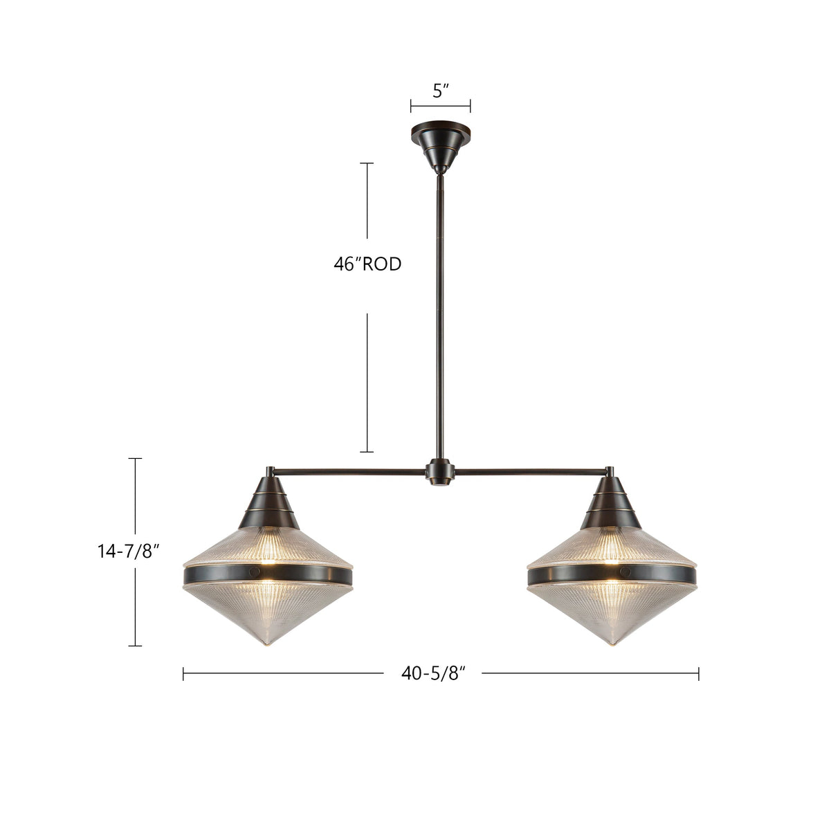 Alora Willard 41-in Linear Pendant