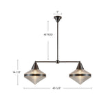 Alora Willard 41-in Linear Pendant