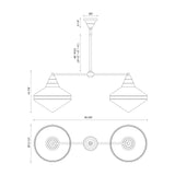 Alora Willard 41-in Linear Pendant