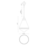 Alora Willard 22-in Pendant