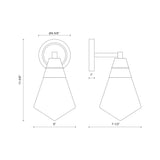 Alora Willard 6-in Wall/Vanity Light