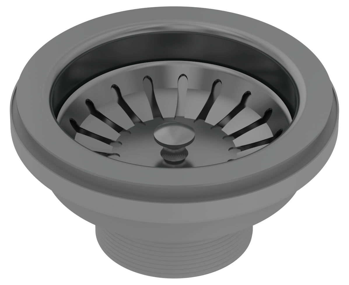 Drain Kit Drain Kit. SUS 304 Stainless Steel. PVD Black