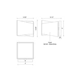 Kuzco Cubix 5-in Wall Sconce
