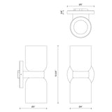 Kuzco Cedar 11-in Wall Sconce