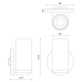 Kuzco Birch 3-in Wall Sconce