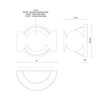 Kuzco Ciel 10-in Wall Sconce