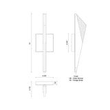 Kuzco Tachi 15-in Wall Sconce