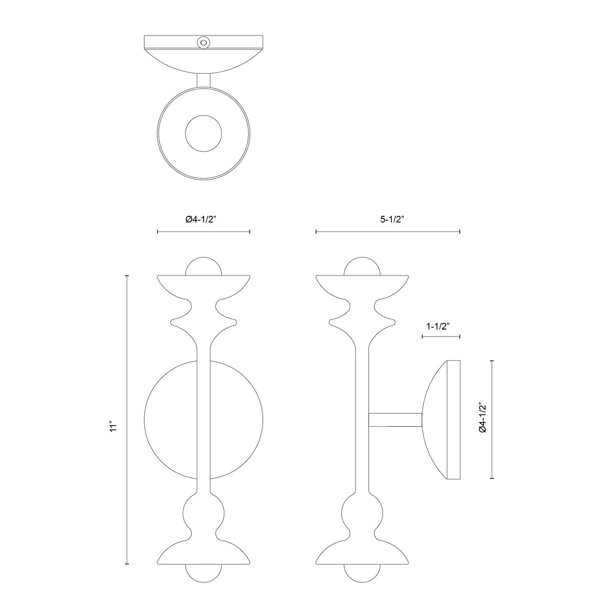 Alora Cadence 11-in Wall/Vanity Light