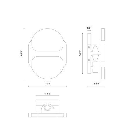 Alora Odin 9-in Wall/Vanity Light