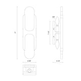 Alora Odin 17-in Wall/Vanity Light