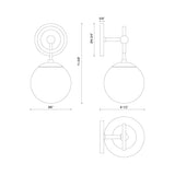Alora Mood Fiore 6-in Wall/Vanity Light