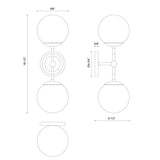 Alora Mood Fiore 18-in Wall/Vanity Light