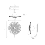 Alora Mood Hera 11-in Wall/Vanity Light