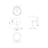 Alora Mood Issa 6-in Wall/Vanity Light