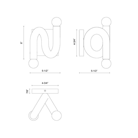 Alora Mood Sadie 6-in Wall/Vanity Light