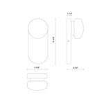 Alora Mood Ariel 12-in Wall/Vanity Light