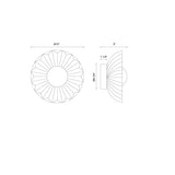 Alora Mood Soleil 10-in Wall/Vanity Light