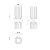 Alora Mood Nelly 12-in Wall/Vanity Light