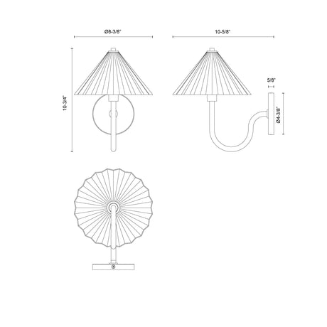 Alora Mood Serena 8-in Wall/Vanity Light