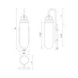 Alora Mood Lancaster 5-in Wall/Vanity Light