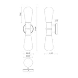 Alora Mood Marcel 5-in Wall/Vanity Light