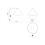 Alora Mood Remy 7-in Wall/Vanity Light