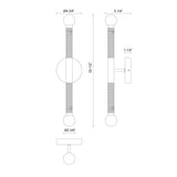 Alora Mood Arden 23-in Wall/Vanity Light
