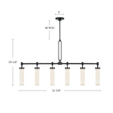 Alora Wynwood 52-in Linear Pendant
