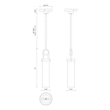 Alora Wynwood 15-in Pendant