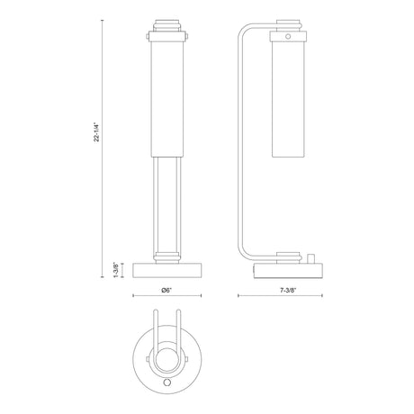 Alora Wynwood 22-in Table Lamp
