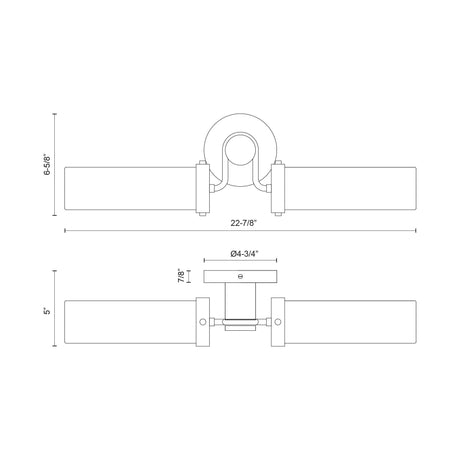 Alora Wynwood 23-in Wall/Vanity Light