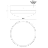 Kuzco Hugo 5-in Fan Light Kit