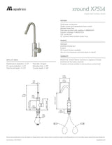 Single-hole lavatory faucet