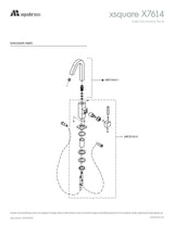Single-hole lavatory faucet