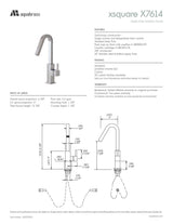 Single-hole lavatory faucet