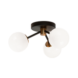 Matteo Novu 3-Light Flush Mount Ceiling Light X83003AGOP