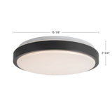 Kuzco Vibe Yanis 16-in Flush Mount