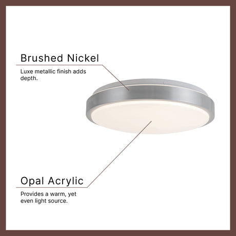Kuzco Vibe Yanis 16-in Flush Mount