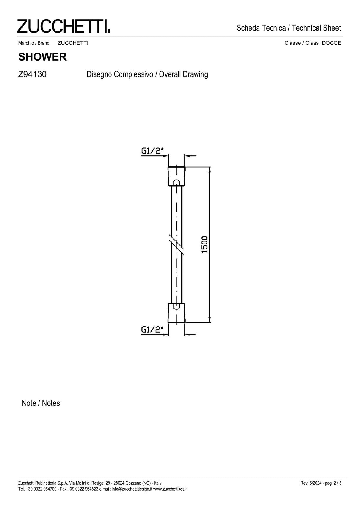 PVC shower hose