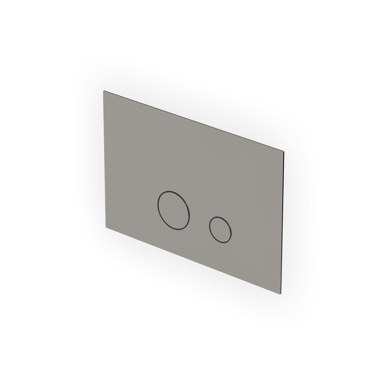 Toilet flush plate