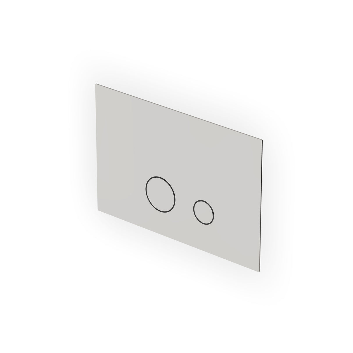 Toilet flush plate
