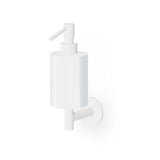 Wall mounted soap dispenser.